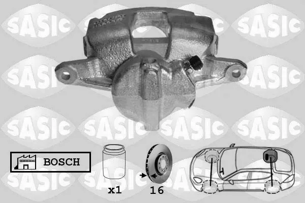 Суппорт задний правый 6500067 Sasic