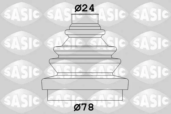 Пыльник ШРУСа наружный 2933013 Sasic