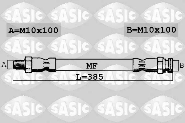 Шланг тормозной задний правый 6600026 Sasic