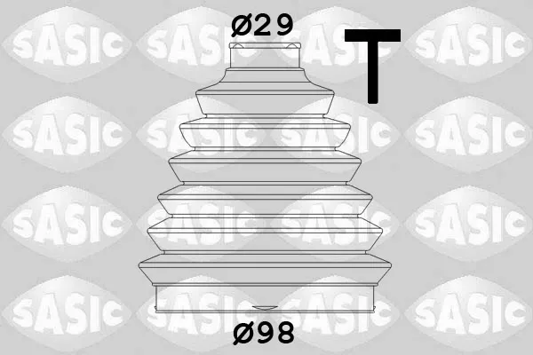 Пыльник ШРУСа наружный 2933983 Sasic