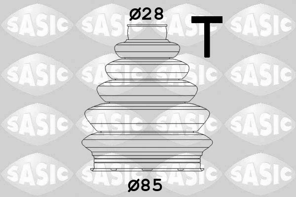 Пыльник ШРУСа наружный левый 1906122 Sasic