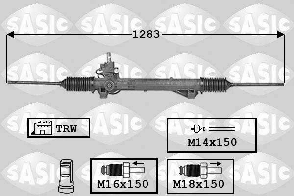 Рулевая рейка 7006093 Sasic