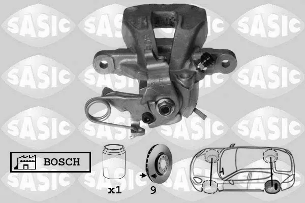 Суппорт задний левый 6500056 Sasic