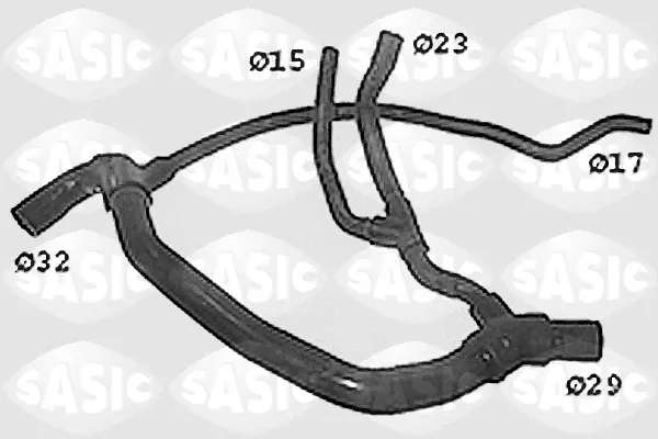 Нижний шлаг радиатора охлаждения SWH4193 Sasic