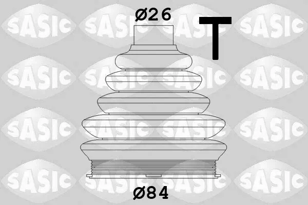 Пыльник ШРУСа наружный 1900016 Sasic