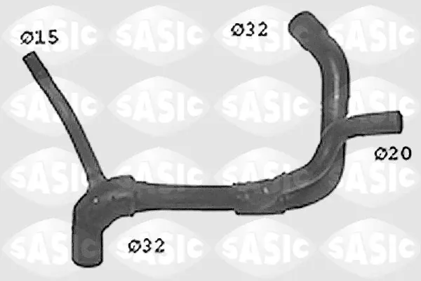 Нижний шлаг радиатора охлаждения SWH6655 Sasic