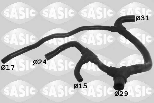 Патрубок системы охлаждения 3404003 Sasic
