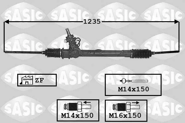 Рулевая рейка 7006079 Sasic