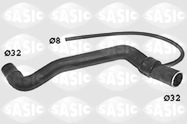 Патрубок радиатора SWH6816 Sasic