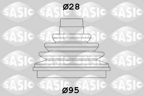Пыльник ШРУСа наружный 2933003 Sasic