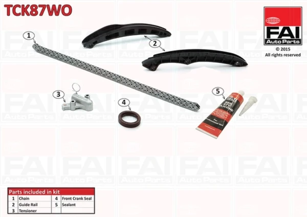 Комплект цепи ГРМ TCK87WO FAI