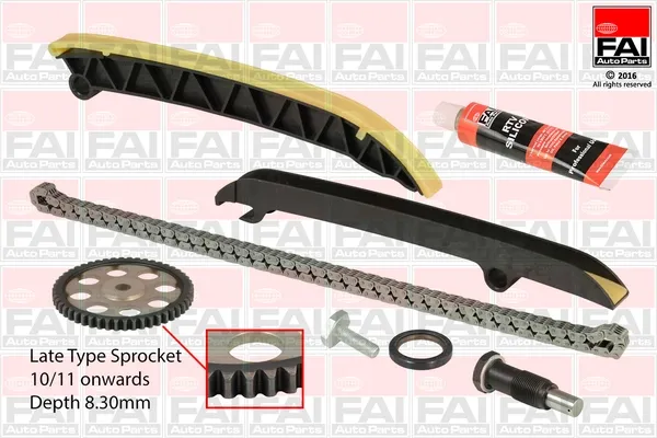 Комплект цепи ГРМ TCK208L FAI