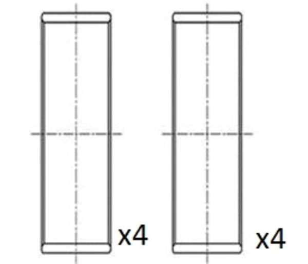 Вкладыши шатунные BB2067025 FAI