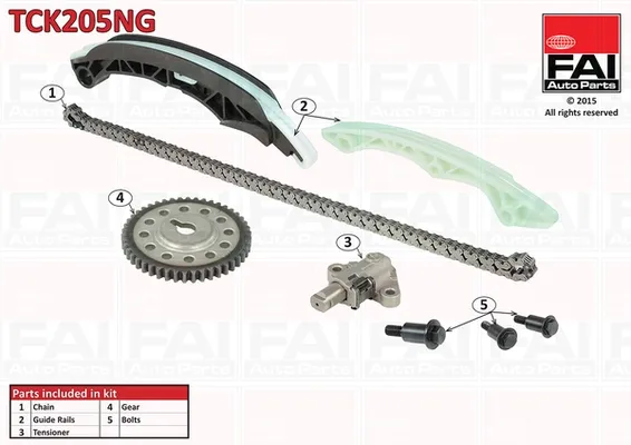 Комплект цепи ГРМ TCK205NG FAI