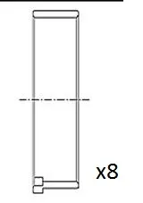 Вкладыши шатунные BB2051STD FAI
