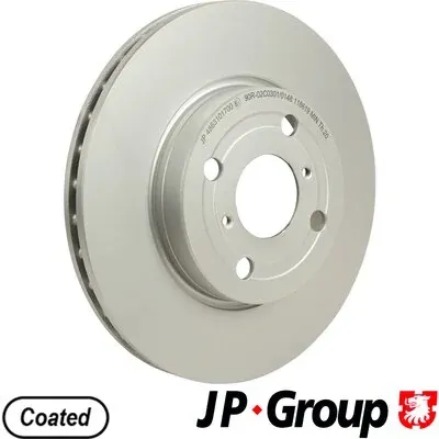 Передние тормозные диски 4863101700 JP Group