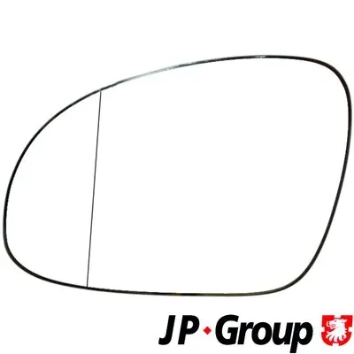 Стекло левого зеркала заднего вида 1189304570 JP Group