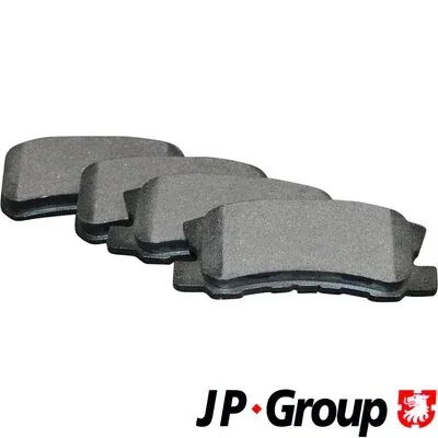 Задние тормозные колодки 4163700310 JP Group
