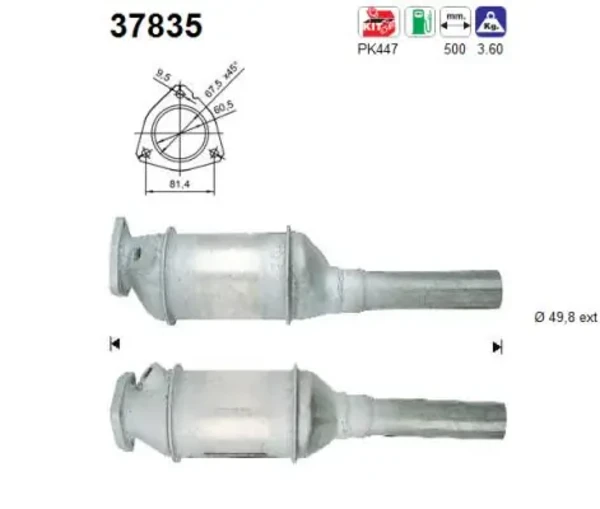  Катализатор Volkswagen Passat 