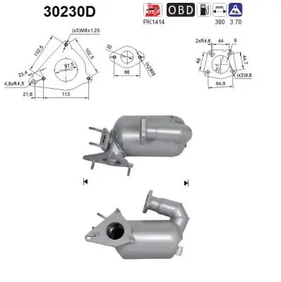 Катализатор 30230D AS/Auto Storm