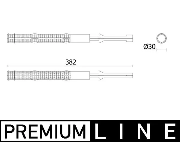 Осушитель кондиционера AD303000P Mahle Original