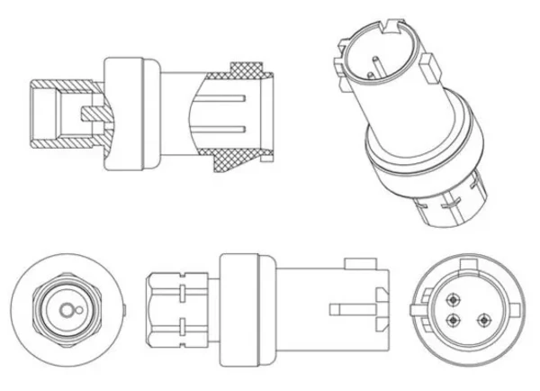 Датчик давления кондиционера ASE6000P Mahle Original