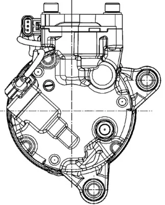 Компрессор кондиционера ACP599000P Mahle Original