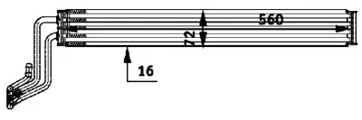 Радиатор ГУР MAHLE CLC48000P