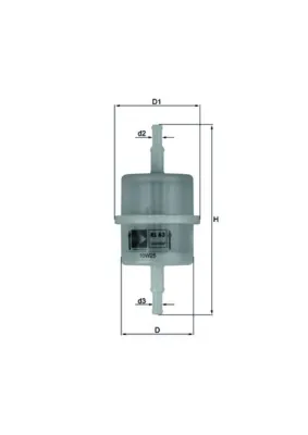Топливный фильтр KL63 Mahle Original