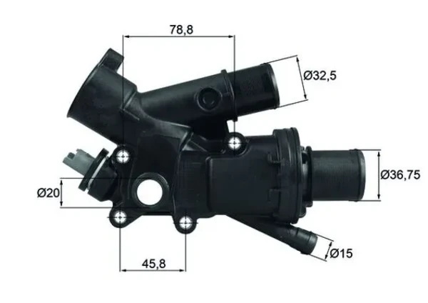 Термостат TH4383 Mahle Original