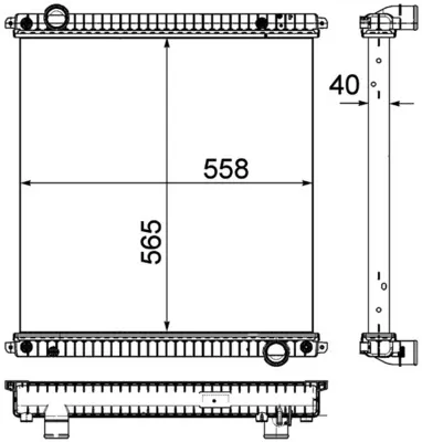 Радиатор CR1046000P Mahle Original