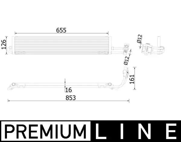 Радиатор охлаждения АКПП CLC234000P Mahle Original