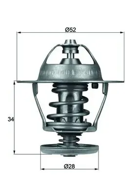 Термостат TX6888D Mahle Original