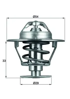 Термостат TX8676D Mahle Original