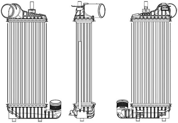 Интеркулер CI245000P Mahle Original