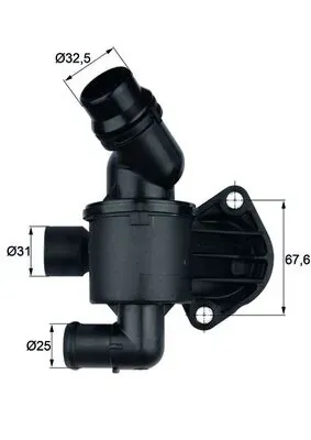 Корпус термостата TI3487 Mahle Original