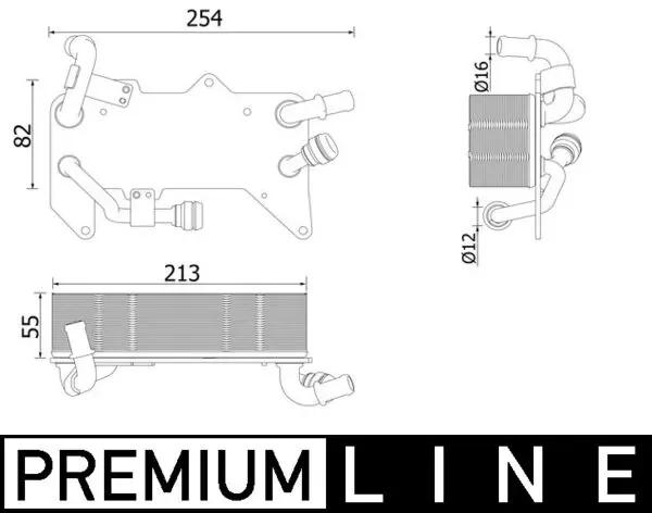 Радиатор охлаждения АКПП CLC139000P Mahle Original