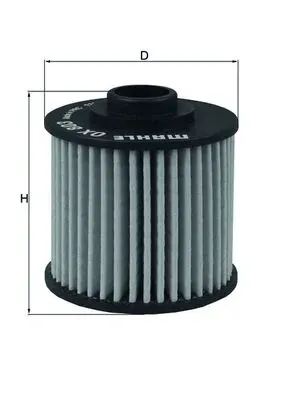 Масляный фильтр OX803 Mahle Original