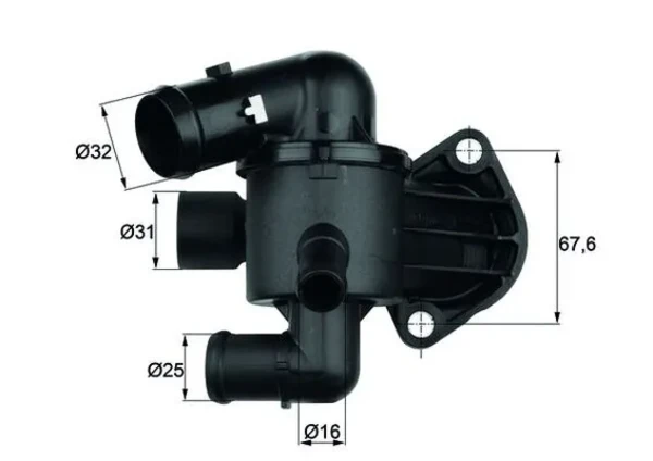 Термостат TI3387 Mahle Original