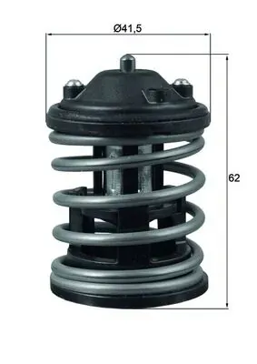 Термостат TX16387D Mahle Original