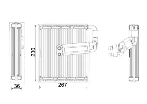 Испаритель кондиционера Volvo XC40 536