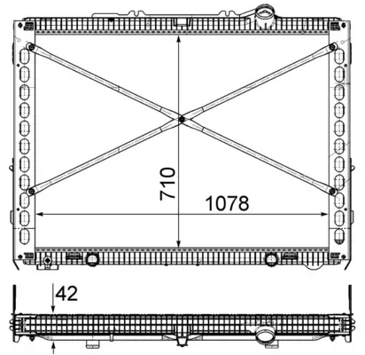 Радиатор CR2097000P Mahle Original