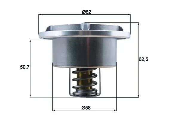 Термостат THD675 Mahle Original
