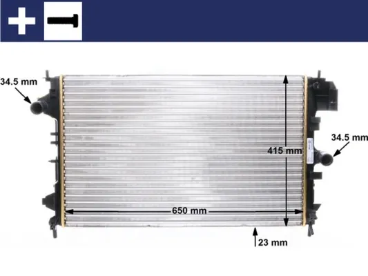 Радиатор CR8000S Mahle Original