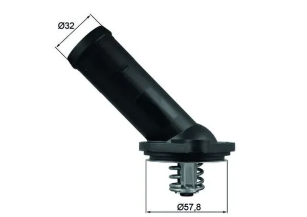 Корпус термостата TI22592D Mahle Original
