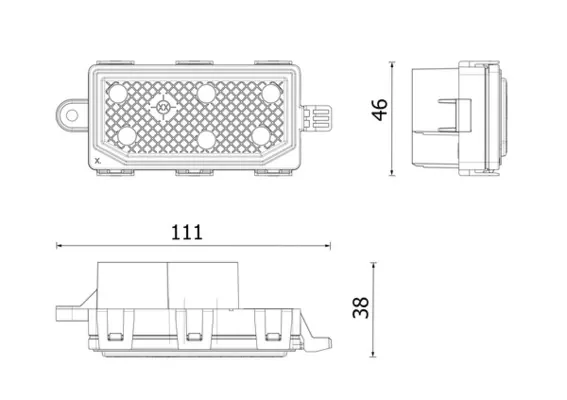 Резистор печки ABR165000P Mahle Original