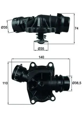 Термостат TI23388 Mahle Original