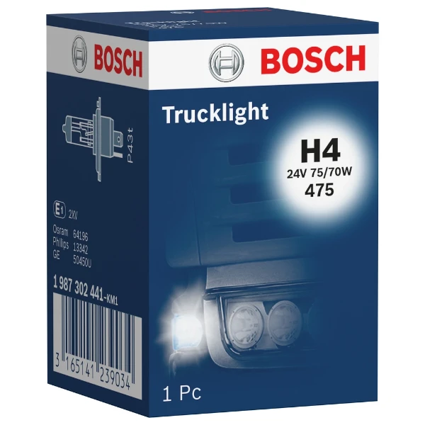 Лампочка галогенная BOSCH 1987302441