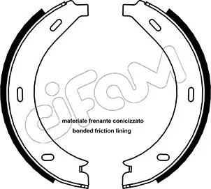 Колодки ручника 153236 Cifam