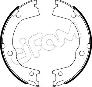 Колодки ручника 153498 Cifam